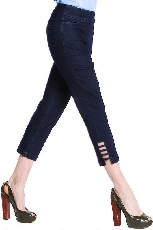 Slimsation Crop - Ladder Straps - Denim